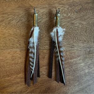 WESTERN FEATHER EARRINGS
